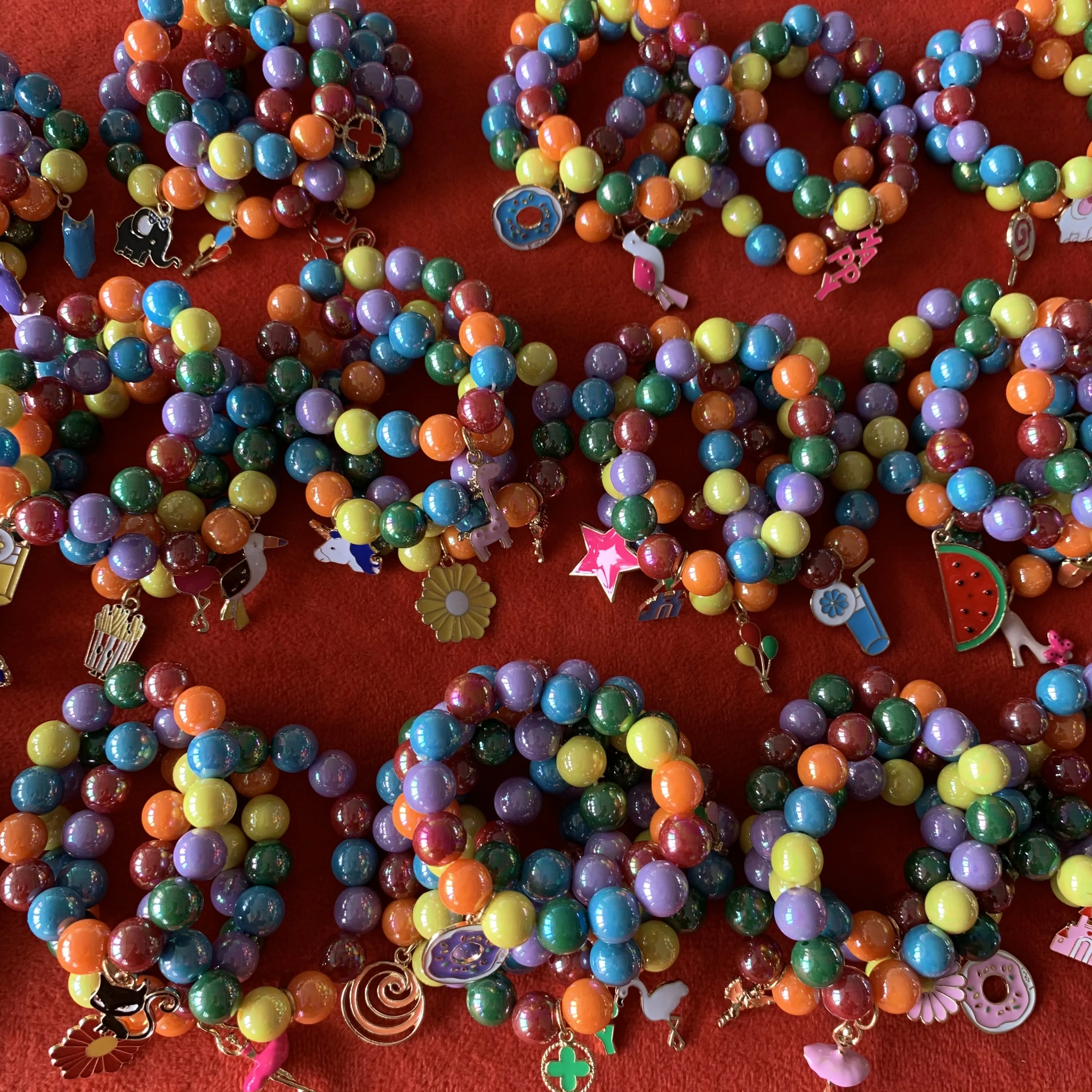 children 12mm bubblegum beaded bracelets with fancy charms little girl teengars enamel charm bracelets kids rainbow bracelets
children 12mm bubblegum beaded bracelets with fancy charms little girl teengars enamel charm bracelets kids rainbow bracelets