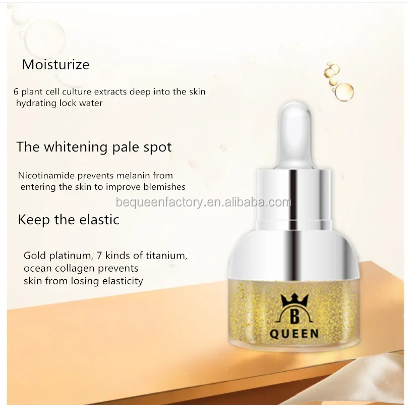 care serum  b-queen 24k gold face cream whitening moisturizing