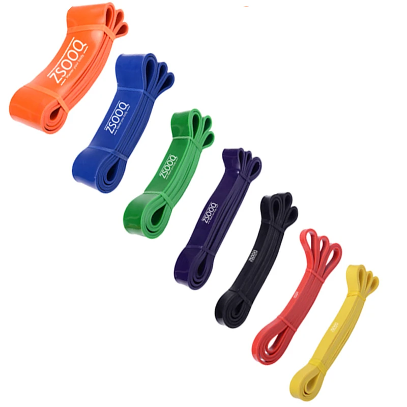 Latex Exercise Expander Pull Up Assist Band Workout Band, Purple blue pink green yellow red
Latex Exercise Expander Pull Up Assist Band Workout Band, Purple blue pink green yellow red