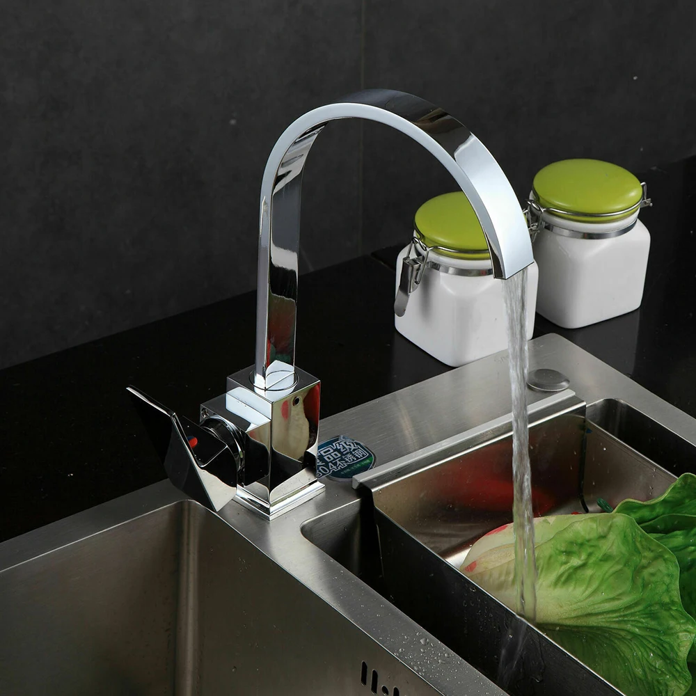 Holmine Hot&Cold Water Kitchen Sink Taps 360 Rotation Single Holder Kitchen Faucet
Holmine Hot&Cold Water Kitchen Sink Taps 360 Rotation Single Holder Kitchen Faucet