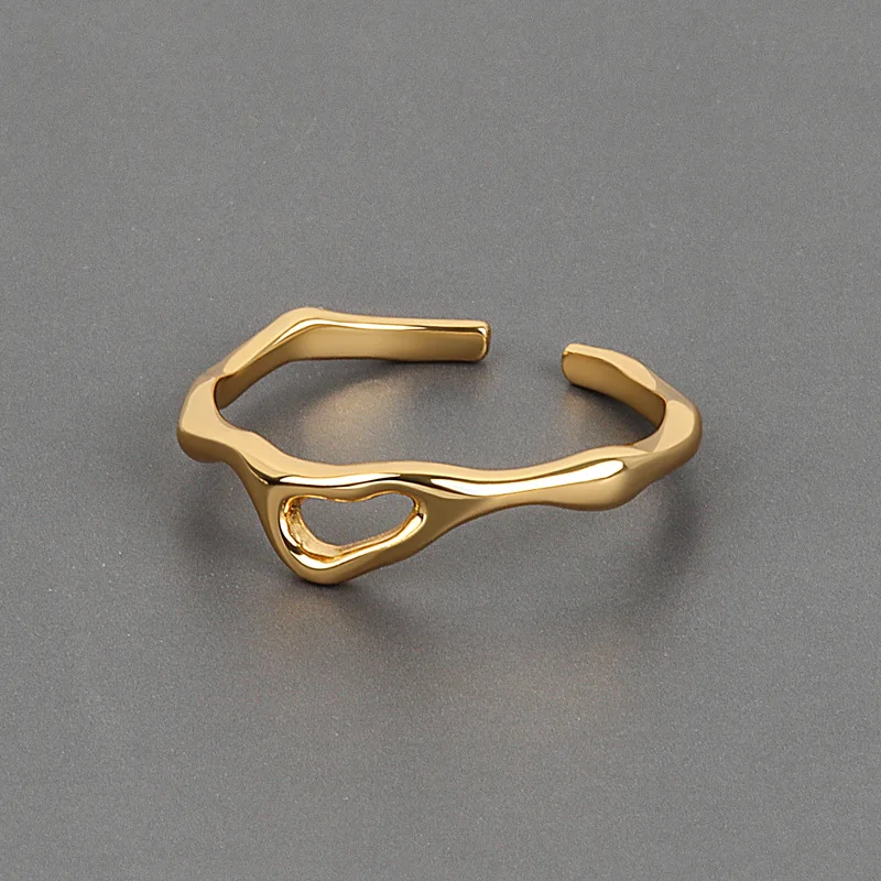 Simple Unique Design Real Gold Plating Irregular Bamboo Open Rings Geometric Hollow Out Adjustable Rings
Simple Unique Design Real Gold Plating Irregular Bamboo Open Rings Geometric Hollow Out Adjustable Rings