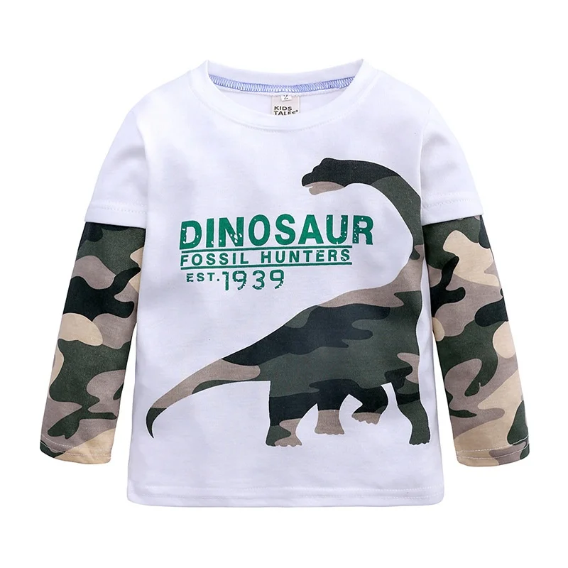 New Children Boys Girls Clothing Toddler Kids Long Sleeves T-shirts for Girls Boys Tops Baby Dinosaur T Shirt Casual Clothes
New Children Boys Girls Clothing Toddler Kids Long Sleeves T-shirts for Girls Boys Tops Baby Dinosaur T Shirt Casual Clothes