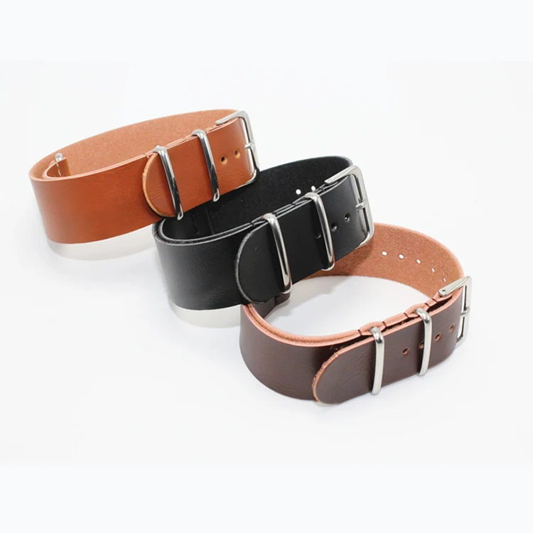 factory wholesale PU leather band watch NATO retreo watch strap for sale, Black, dark brown, light brown
factory wholesale PU leather band watch NATO retreo watch strap for sale, Black, dark brown, light brown