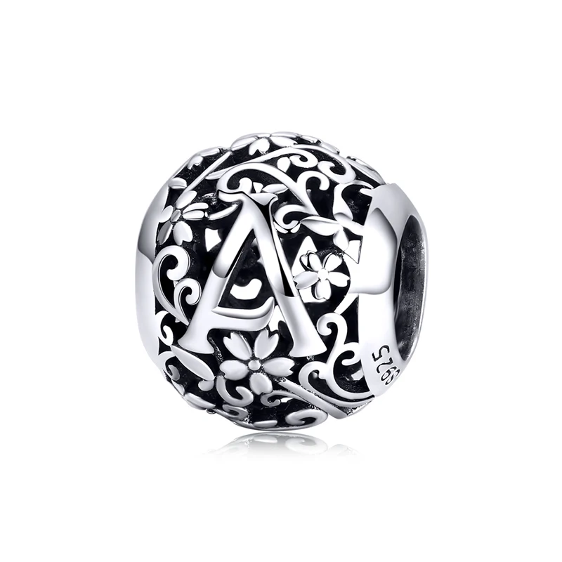 European Charms 925 silver bead design carved letters for bracelet necklace accessories ladies jewelry making
European Charms 925 silver bead design carved letters for bracelet necklace accessories ladies jewelry making