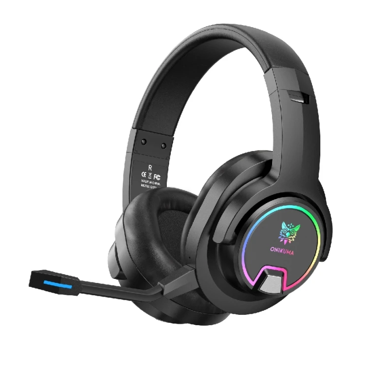 New Arrival ONIKUMA B130 7.1 Adjustable RGB Light Gaming Wireless Headset with Detachable Microphone
New Arrival ONIKUMA B130 7.1 Adjustable RGB Light Gaming Wireless Headset with Detachable Microphone