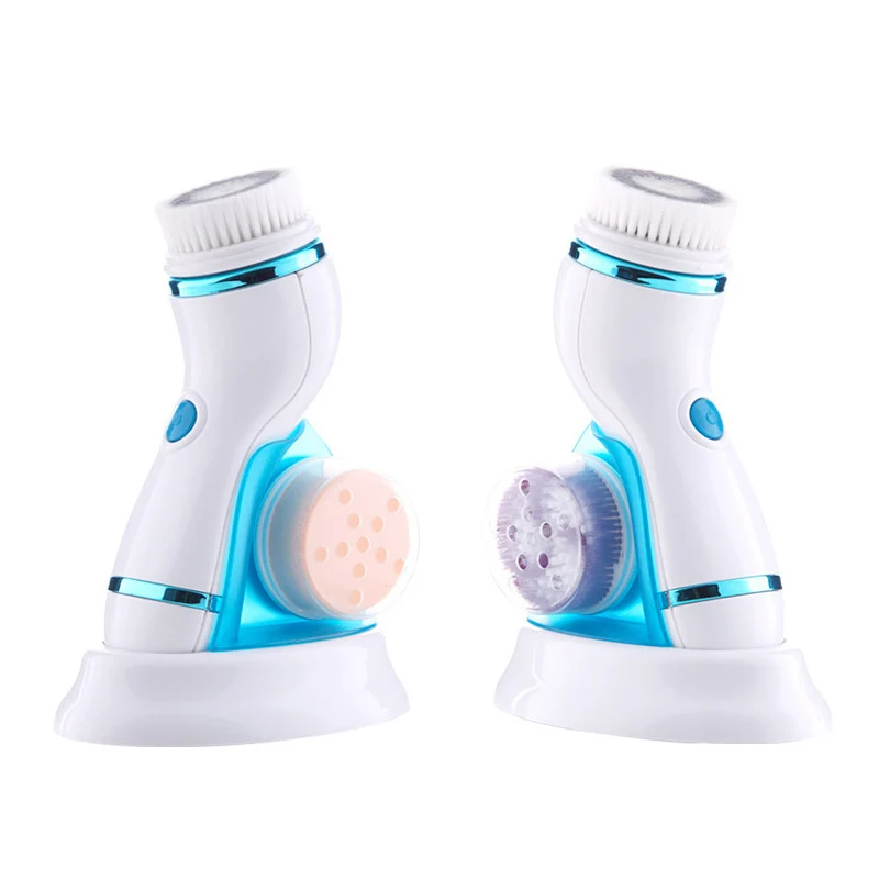 New style Washing electric silicone face cleanser and massager face cleanser brush, Orange blue
New style Washing electric silicone face cleanser and massager face cleanser brush, Orange blue