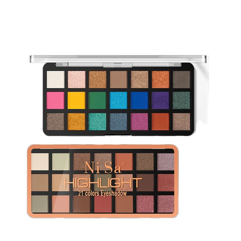 21 Colors Waterproof Matte Eye Shadow base Palette Makeup Glitter eye shadow pallete high pigment
21 Colors Waterproof Matte Eye Shadow base Palette Makeup Glitter eye shadow pallete high pigment