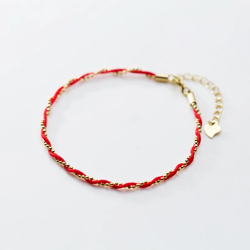 2021 New Handmade 925 Sterling Silver Red Cord Beads Bracelets For Women Wholesale Jewelry
2021 New Handmade 925 Sterling Silver Red Cord Beads Bracelets For Women Wholesale Jewelry