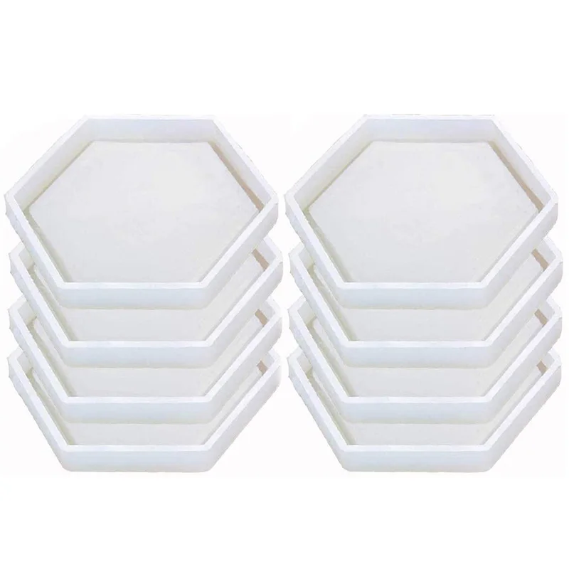 8 Pack Hexagon Silicone Coaster Molds Silicone Resin Mold, Epoxy Molds for Casting with Resin, Concrete, Cement
8 Pack Hexagon Silicone Coaster Molds Silicone Resin Mold, Epoxy Molds for Casting with Resin, Concrete, Cement