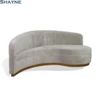 300000 SKU ODM Shayne Eleonora Laval Latest Design Fabric Luxury Velvet Furniture Modern Restaurant American Custom Sofa