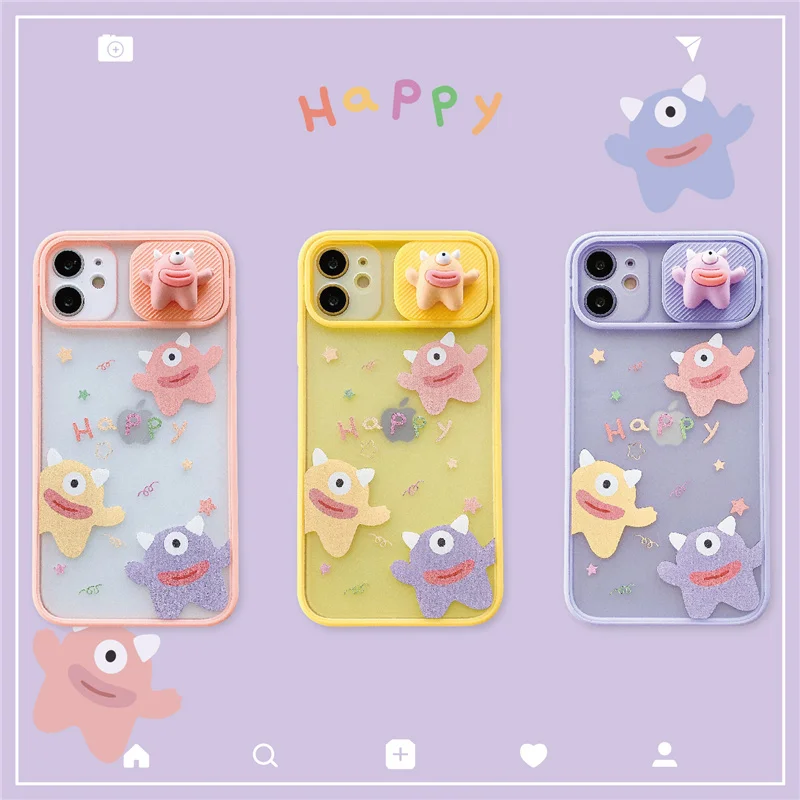3D Cute Cartoon Camera Lens Protection Solid Silicone Phone Case For iPhone 12 11 Pro Max Mini Cellphone Fandas Back Cover Coque
3D Cute Cartoon Camera Lens Protection Solid Silicone Phone Case For iPhone 12 11 Pro Max Mini Cellphone Fandas Back Cover Coque