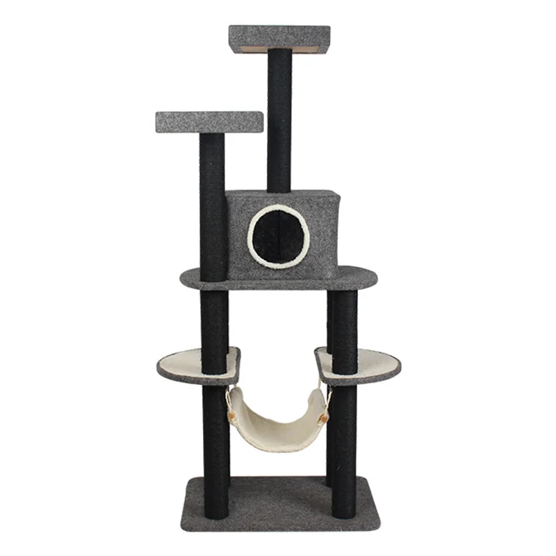 The bestselling multi-storey cat tree house apartment cat tower scratching post cat climbing tree 
The bestselling multi-storey cat tree house apartment cat tower scratching post cat climbing tree