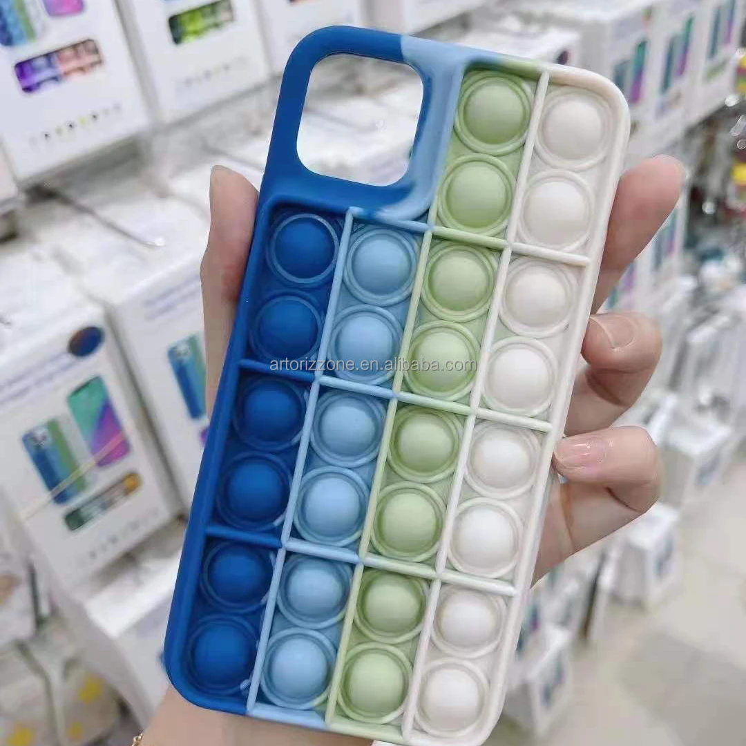 Anti-stress Bubble Fidget Toys Phone Case for iPhone 13 12 11 Xs Max Xr Push Pops Rainbow Cover
Anti-stress Bubble Fidget Toys Phone Case for iPhone 13 12 11 Xs Max Xr Push Pops Rainbow Cover