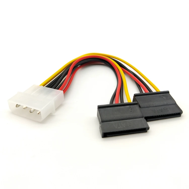 4Pin IDE Molex To Dual 15Pin SATA Power Cable Adapter Y Splitter Hard Drive Power Supply Cable
4Pin IDE Molex To Dual 15Pin SATA Power Cable Adapter Y Splitter Hard Drive Power Supply Cable