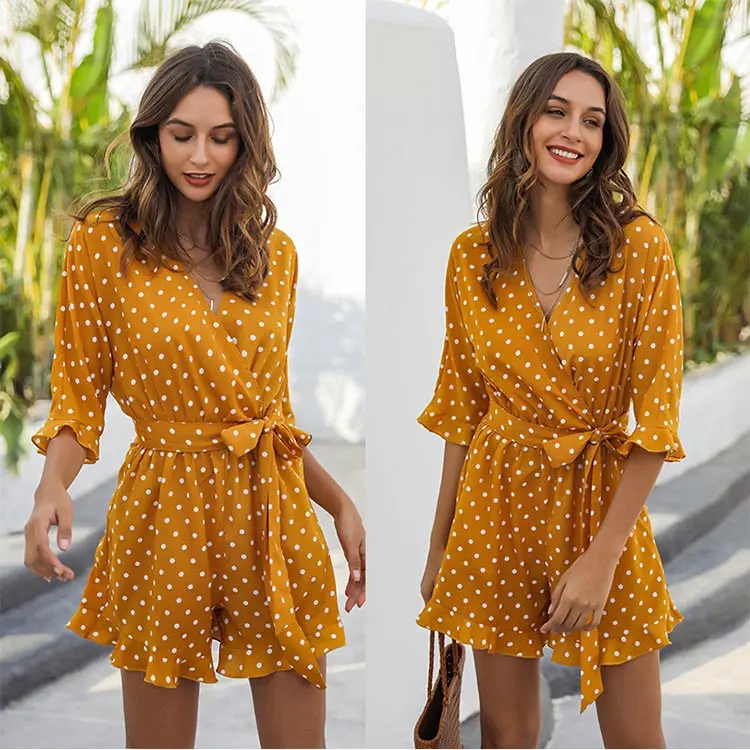 2020 hot sale dot high-quality 2020 womens rompers womens jumpsuits and rompers