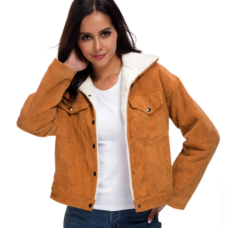 Autumn New Parkas jackets Female Women Winter Velvet Lamb Coats Cotton Winter Jacket Womens Outwear Coat
Autumn New Parkas jackets Female Women Winter Velvet Lamb Coats Cotton Winter Jacket Womens Outwear Coat