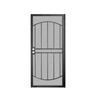 Home Security Steel Door With Steel Mesh Wrought Iron Door Custom Rustproof Metal Door Factory Price