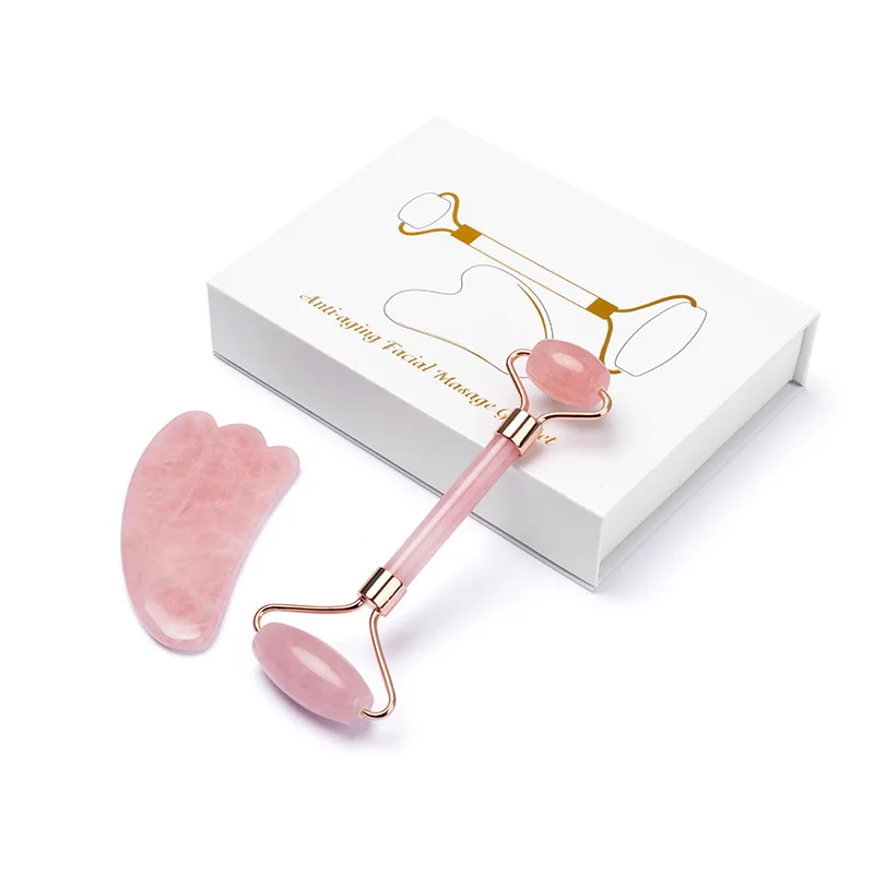 Handheld Rose Quartz Jade Roller and Gua Sha Tools Set Beauty Facial Massage Face Jade Roller, Black,pink,wirte,green
Handheld Rose Quartz Jade Roller and Gua Sha Tools Set Beauty Facial Massage Face Jade Roller, Black,pink,wirte,green