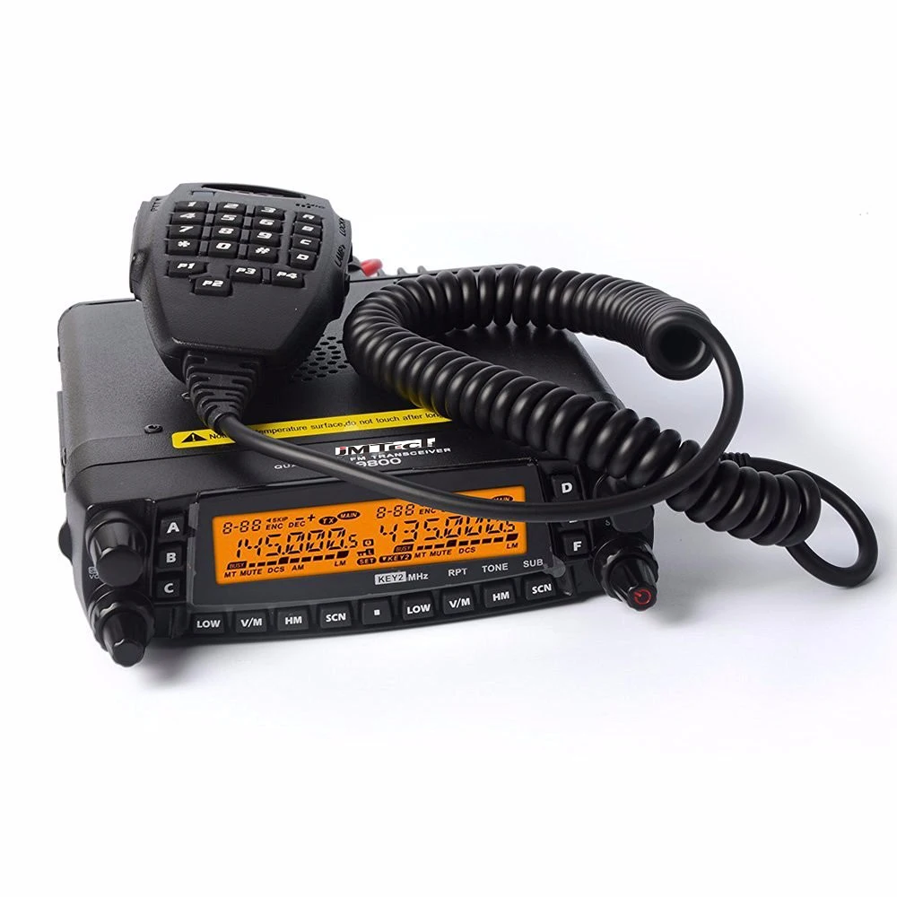 Long distance 100km cb radio walkie talkie 50W quad band car intercom 809 channels radio station TH9800, Black
Long distance 100km cb radio walkie talkie 50W quad band car intercom 809 channels radio station TH9800, Black