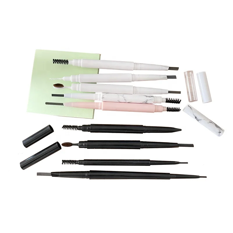 Wholesale Cosmetics Black Brow Pen Kit Waterproof Private Label Gray Eyebrow Pencil With Brush, 6 colors in stock
Wholesale Cosmetics Black Brow Pen Kit Waterproof Private Label Gray Eyebrow Pencil With Brush, 6 colors in stock