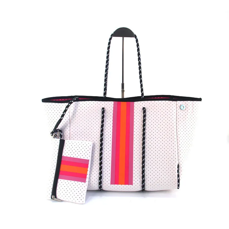 New arrival Large capacity fashion colorful Printed portable 2 in 1 Neoprene beach handbag
New arrival Large capacity fashion colorful Printed portable 2 in 1 Neoprene beach handbag