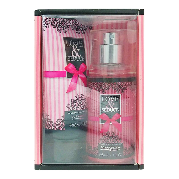 New Arrival SCENABELLA Mini Perfume Gift Set with 88ml Body Mist Perfume 88ml Lotion
New Arrival SCENABELLA Mini Perfume Gift Set with 88ml Body Mist Perfume 88ml Lotion