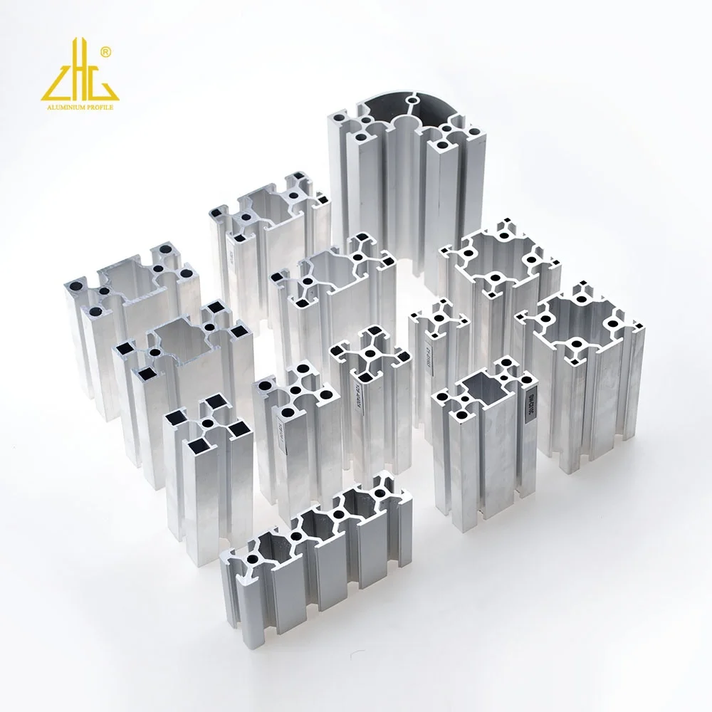 European Standards Smooth T Slotted Aluminum Extrusion T Slot 80 20