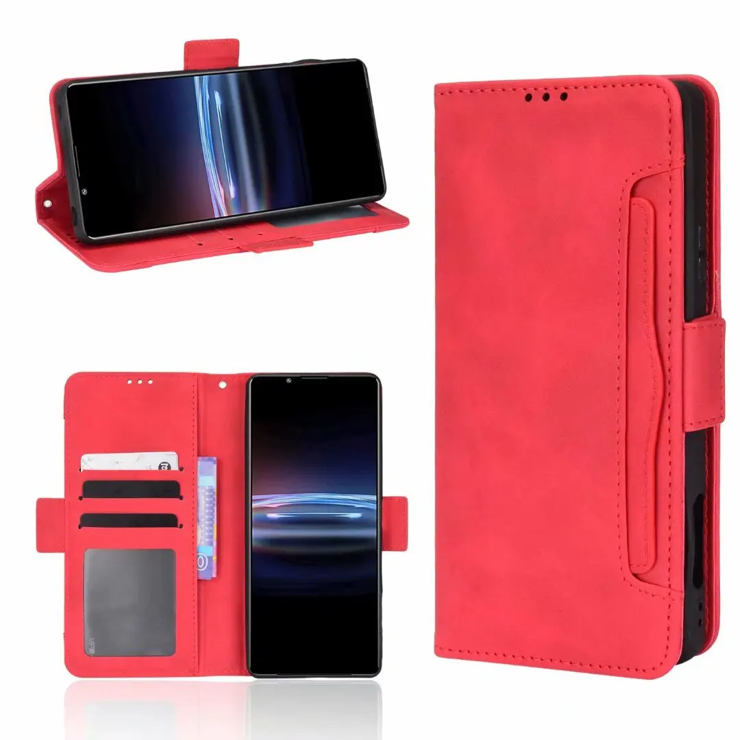 Multi Card Slot Cattle Stripe Flip Wallet Leather Case For SONY XPERIA PRO I, As pictures
Multi Card Slot Cattle Stripe Flip Wallet Leather Case For SONY XPERIA PRO I, As pictures