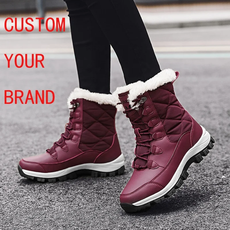 Women Boots Waterproof Winter Shoes ladies Snow Boots Platform Keep Warm Ankle Winter shoes Thick Fur Heels women's boots
Women Boots Waterproof Winter Shoes ladies Snow Boots Platform Keep Warm Ankle Winter shoes Thick Fur Heels women's boots