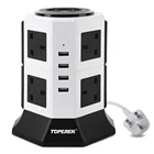 Standard Grounding Outlet Socket and 3 Power Socket 6 Usb 12v Dc Power Outlet Socket 3 Pin Ac Power Socket
