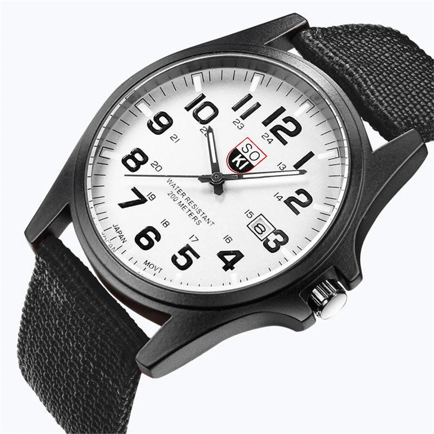 SOKI Sports Watches Fashion Casual Man Watch Luxury Men's Wristwatch Relogio Masculino Quartz Military Watch For Men
SOKI Sports Watches Fashion Casual Man Watch Luxury Men's Wristwatch Relogio Masculino Quartz Military Watch For Men