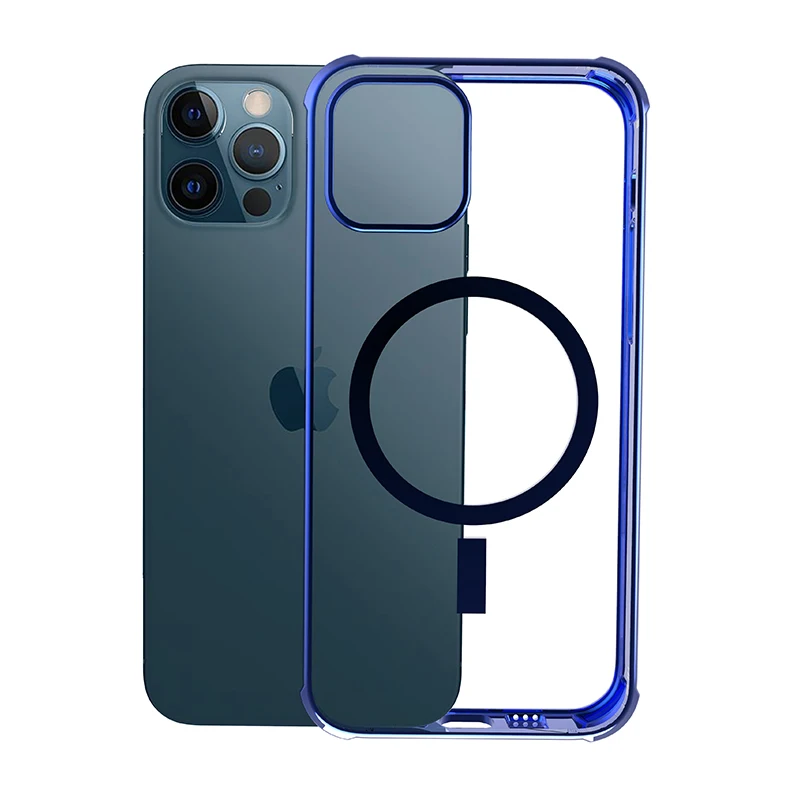Clear Magnetic Case 2020 Slim Fit Hard Back Soft Silicone Tpu Bumper Cover Magnetic Charging For Iphone 12/12 Pro 6.1
Clear Magnetic Case 2020 Slim Fit Hard Back Soft Silicone Tpu Bumper Cover Magnetic Charging For Iphone 12/12 Pro 6.1