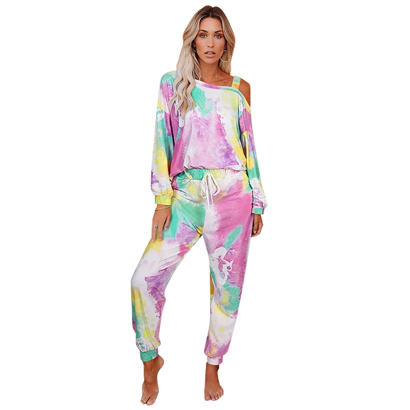 Amazon high quality Women's Printed Tie-Dye O-neck long-Sleeved Suit Ladies Set Women's Clothes Set Womens Sweat Suit, Picture color
Amazon high quality Women's Printed Tie-Dye O-neck long-Sleeved Suit Ladies Set Women's Clothes Set Womens Sweat Suit, Picture color