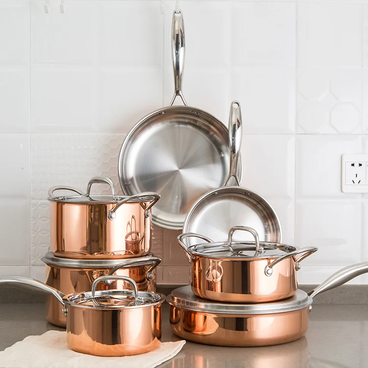 2021 the most popular copper cookware set stainless steel cooking pot 6.9QT big pot 24 cm cookware casseroles
2021 the most popular copper cookware set stainless steel cooking pot 6.9QT big pot 24 cm cookware casseroles