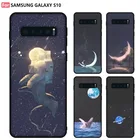 custom Cartoon Soft leather rubber Mobile phone case drawing Suitable for Samsung Galaxy S10 5G S10E S10Plus