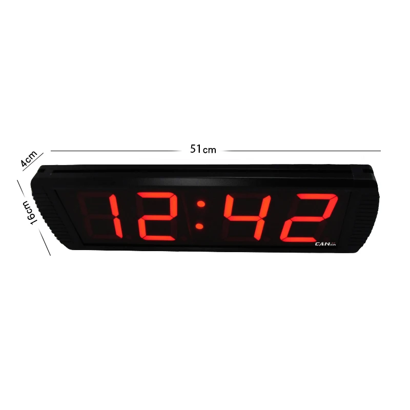 Ganxin Indoor Digital LED Alarm Clock Wall Clock for Bedrooms Operated by Battery Only
Ganxin Indoor Digital LED Alarm Clock Wall Clock for Bedrooms Operated by Battery Only