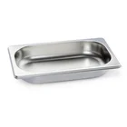 1/4 Size 1-1/4-Inch 40mm Stainless Steel Gastronorm GN Container Steam Table Pan