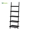 Wholesale bookshelves wood bookcase ladder shelf decorative wall shelf