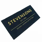 High quality eco-friendly design custom logo garment main woven labels for t shirt