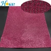 Fashion hot fix rhinestone mesh trim adhesive glue Fuchsia color crystal rhinestone sheet for decorative