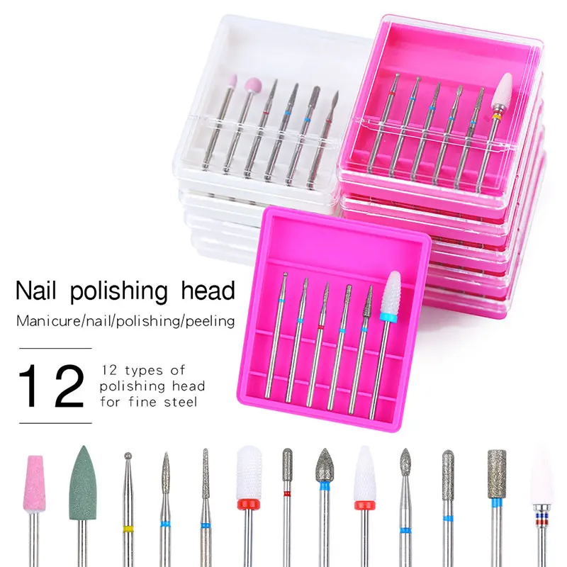 6pcs Ceramic Diamond Nail Drill Bits Set Silicone Milling Cutter Rotary Burr Clean Bits Electric Machine Polishing Accessory
6pcs Ceramic Diamond Nail Drill Bits Set Silicone Milling Cutter Rotary Burr Clean Bits Electric Machine Polishing Accessory