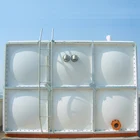 50M3 Blue frp sectional panels connected water tank, 3.5*4.5*3m SMC water storage tank for industry