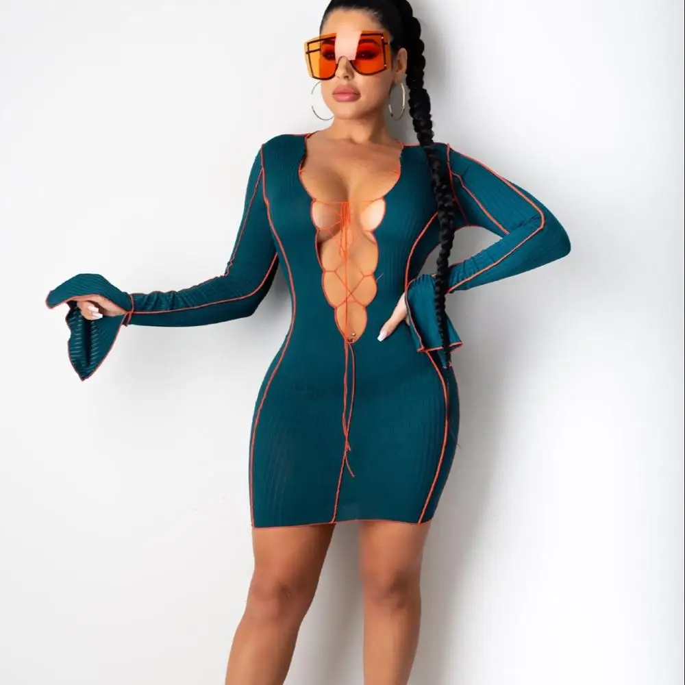 MT101-1267 European and American fashion sexy V-neck strap flared sleeve dress casual dresses women clothing casual dress wome
MT101-1267 European and American fashion sexy V-neck strap flared sleeve dress casual dresses women clothing casual dress wome
