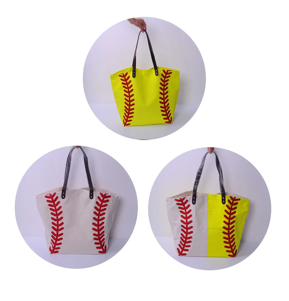 Wholesale Baseball Tote Bag Softball Canvas Women Handbag Hasp Closure Red Stitching Sporty Tote Handbag DOM112-281, White /yellow/white and yellow
Wholesale Baseball Tote Bag Softball Canvas Women Handbag Hasp Closure Red Stitching Sporty Tote Handbag DOM112-281, White /yellow/white and yellow