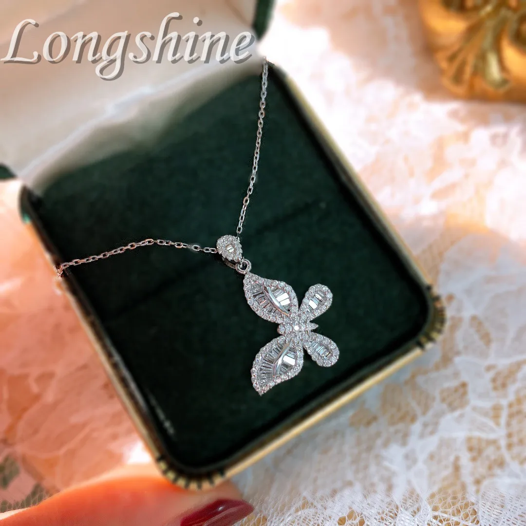 Fashionable jewelry bling iced out 18k gold diamond choker butterfly necklace, White gold
Fashionable jewelry bling iced out 18k gold diamond choker butterfly necklace, White gold