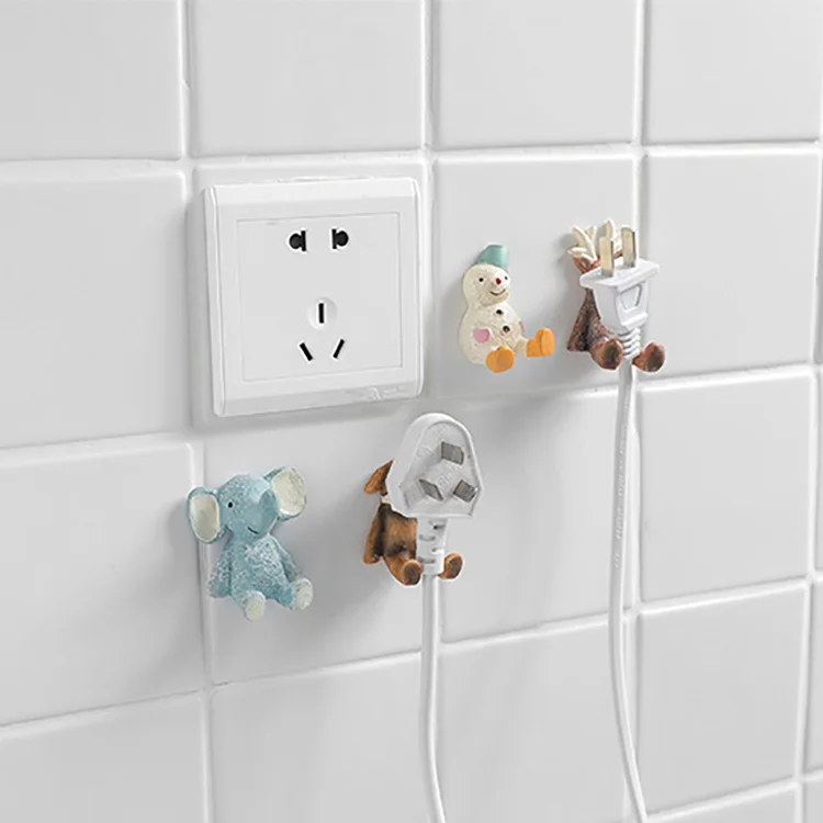 Creative Cartoon Animal Seamless Stickers Wall Storage Hook Multifunctional Wall-mounted Plug Bracket Sticky Hook Storage Rack
Creative Cartoon Animal Seamless Stickers Wall Storage Hook Multifunctional Wall-mounted Plug Bracket Sticky Hook Storage Rack