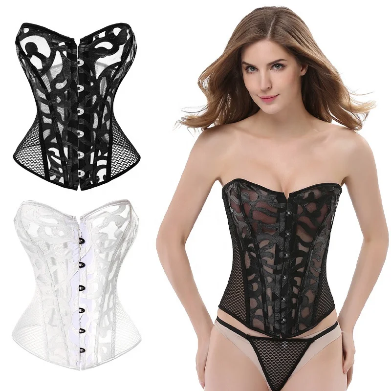 Support On Behalf Of Foreign Trade Black Printing Mesh Fashion Sexy Bustier Belt Crop Top Corset For Women
Support On Behalf Of Foreign Trade Black Printing Mesh Fashion Sexy Bustier Belt Crop Top Corset For Women
