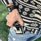 最高の販売スリム RFID リアルカーボン繊維カード財布、男性のアルミクレジットカードホルダーマネークリップ