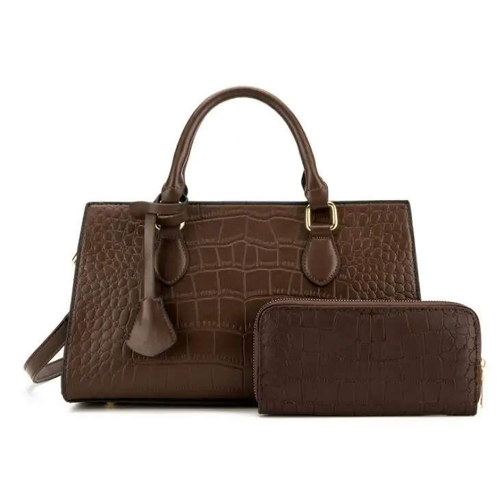Stock offer Amazon fashion latest crocodile pattern PU leather luxury woman cosmetic hand bag set 2/1
Stock offer Amazon fashion latest crocodile pattern PU leather luxury woman cosmetic hand bag set 2/1