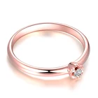 Engagement Rings New Design 18K Moissanite Rose Gold Rings Jewelry Women